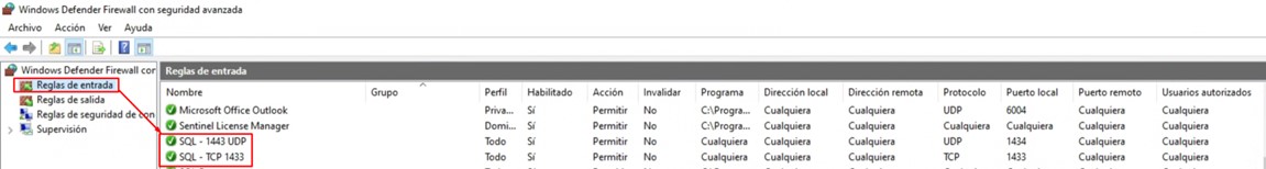 Error base de datos