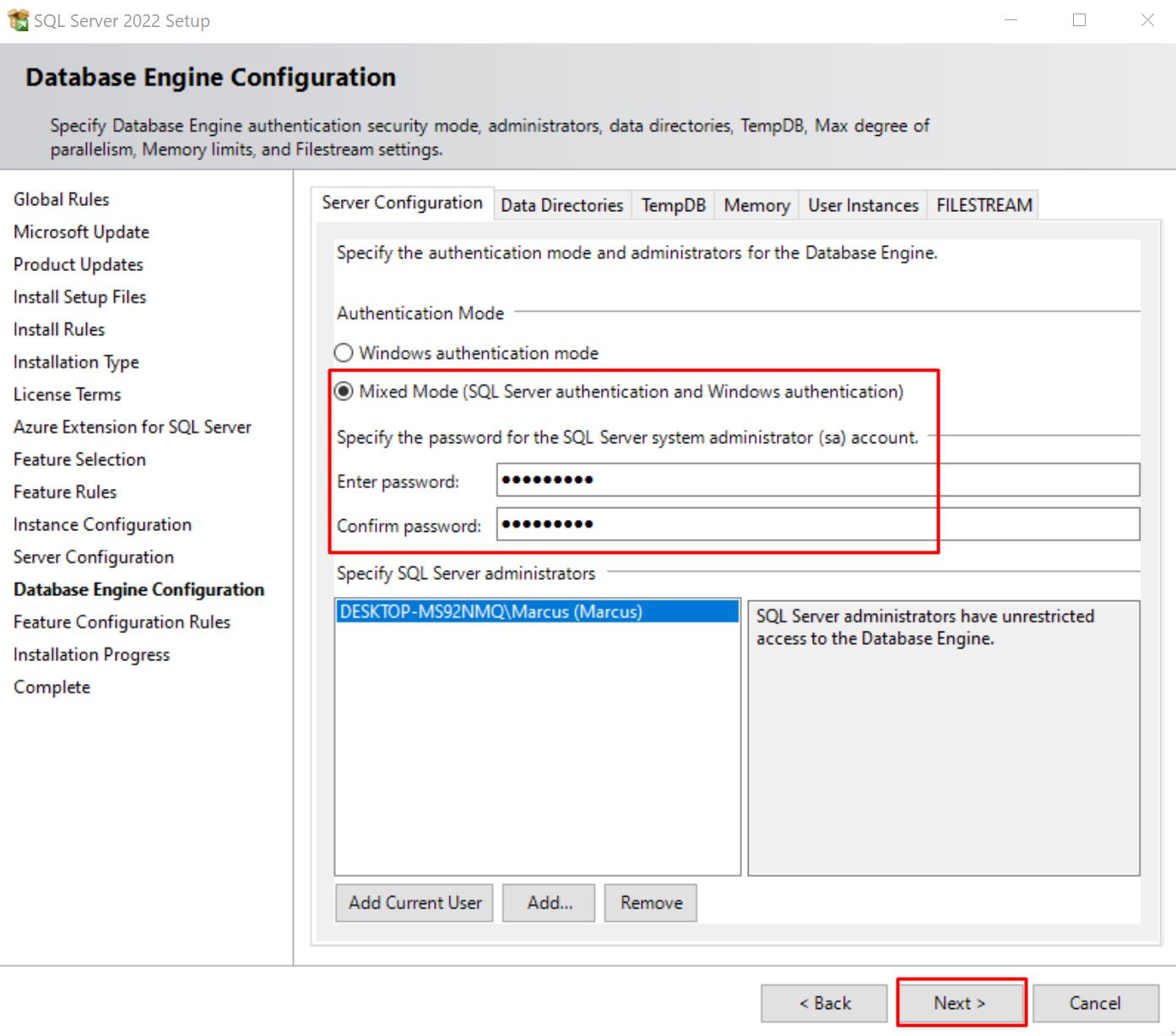 Sql Server